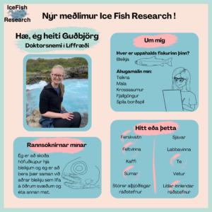 Kynning á Guðbjörgu, nýjasta meðlim Ice Fish Research.