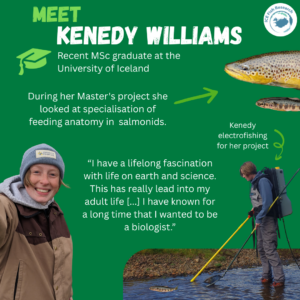 Childhood dreams do come true: Kenedy Williams’ journey from fishing with dad to gaining her Master’s