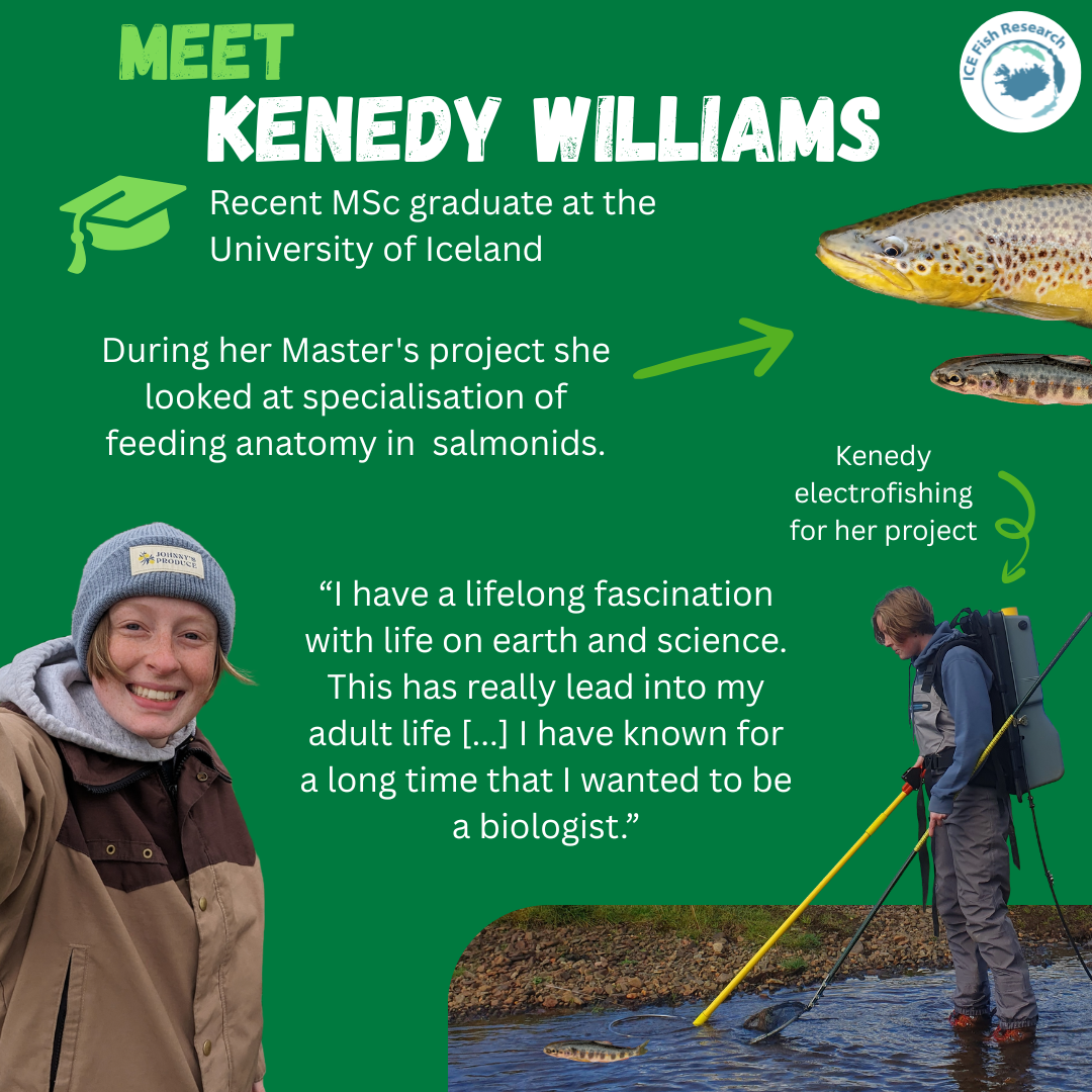 Childhood dreams do come true: Kenedy Williams’ journey from fishing with dad to gaining her Master’s