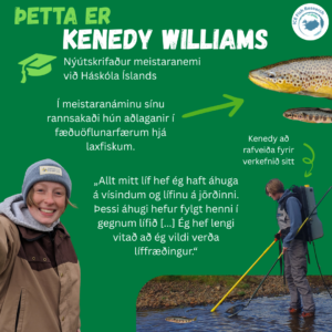 Draumar geta ræst: Ferðin hennar Kenedy Williams frá því að veiða með pabba til þess að fá meistaragráðu
